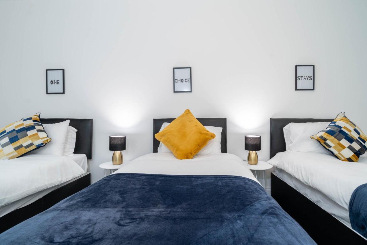 Three Bedroom Apartment- One Choice Stays Serviced Accommodation- Jewellery Quarter Бирмингем Экстерьер фото